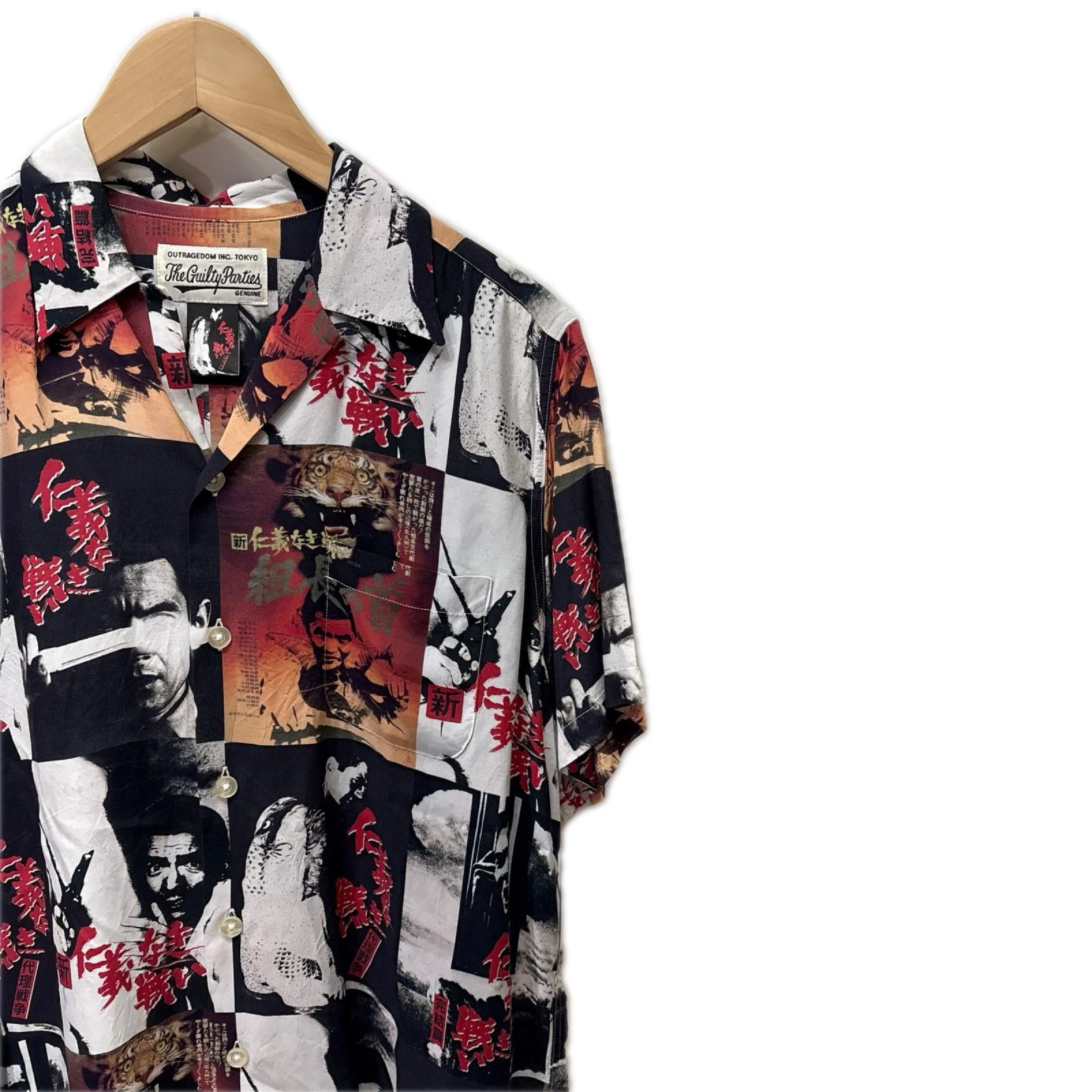 半袖シャツ 20SS S/S HAWAIIAN SHIRT S ブラック