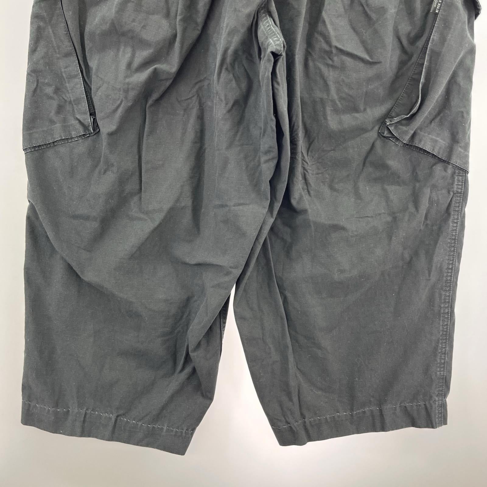 パンツ RIPSTOP 12TUCK PANTS/2/HX-P72-041-1-02 2 ブラック