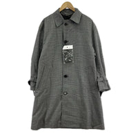 ジャケット DOLCE&GABBANA グレンチェックステンカラーコート 44 グレー 44 グレー