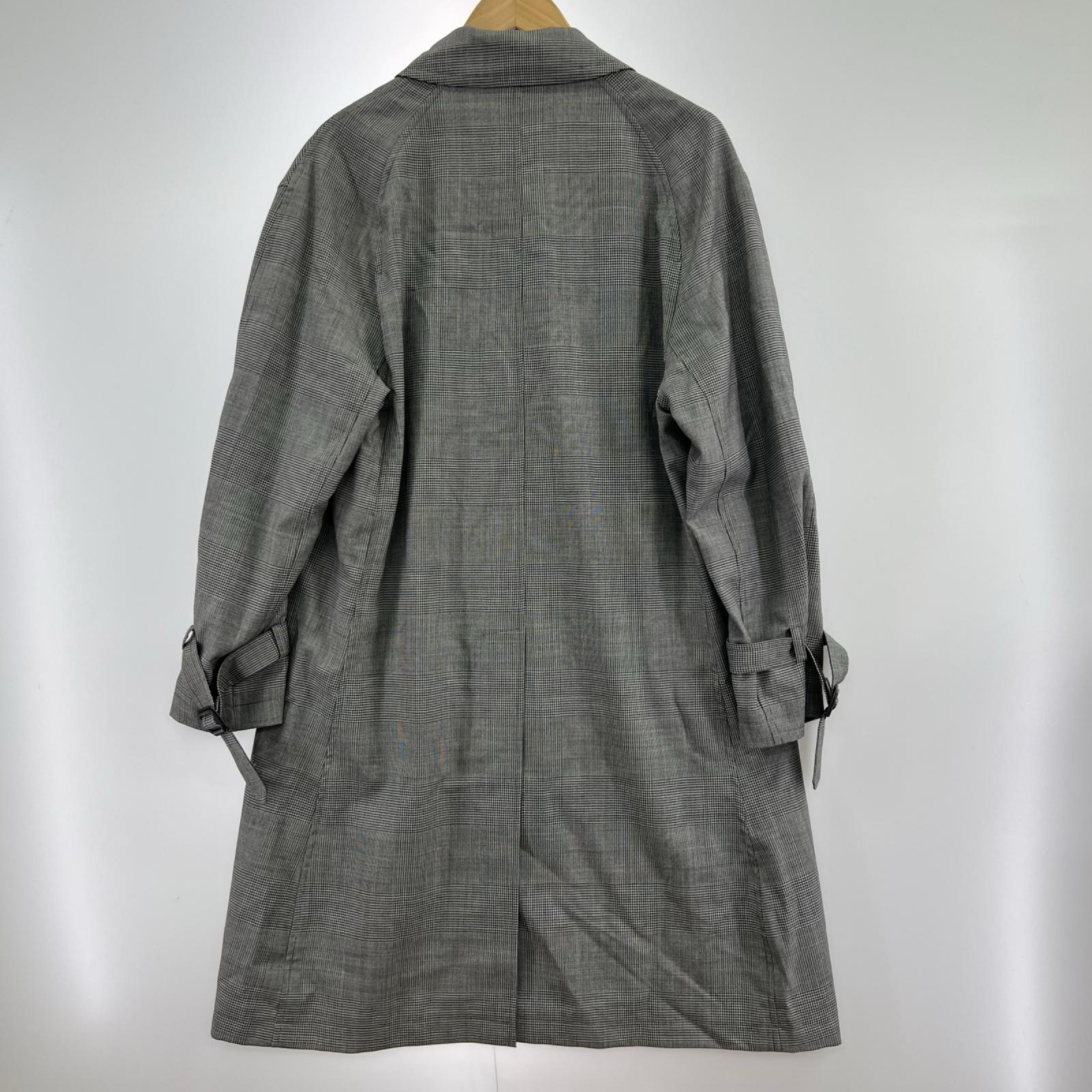 ジャケット DOLCE&GABBANA グレンチェックステンカラーコート 44 グレー 44 グレー