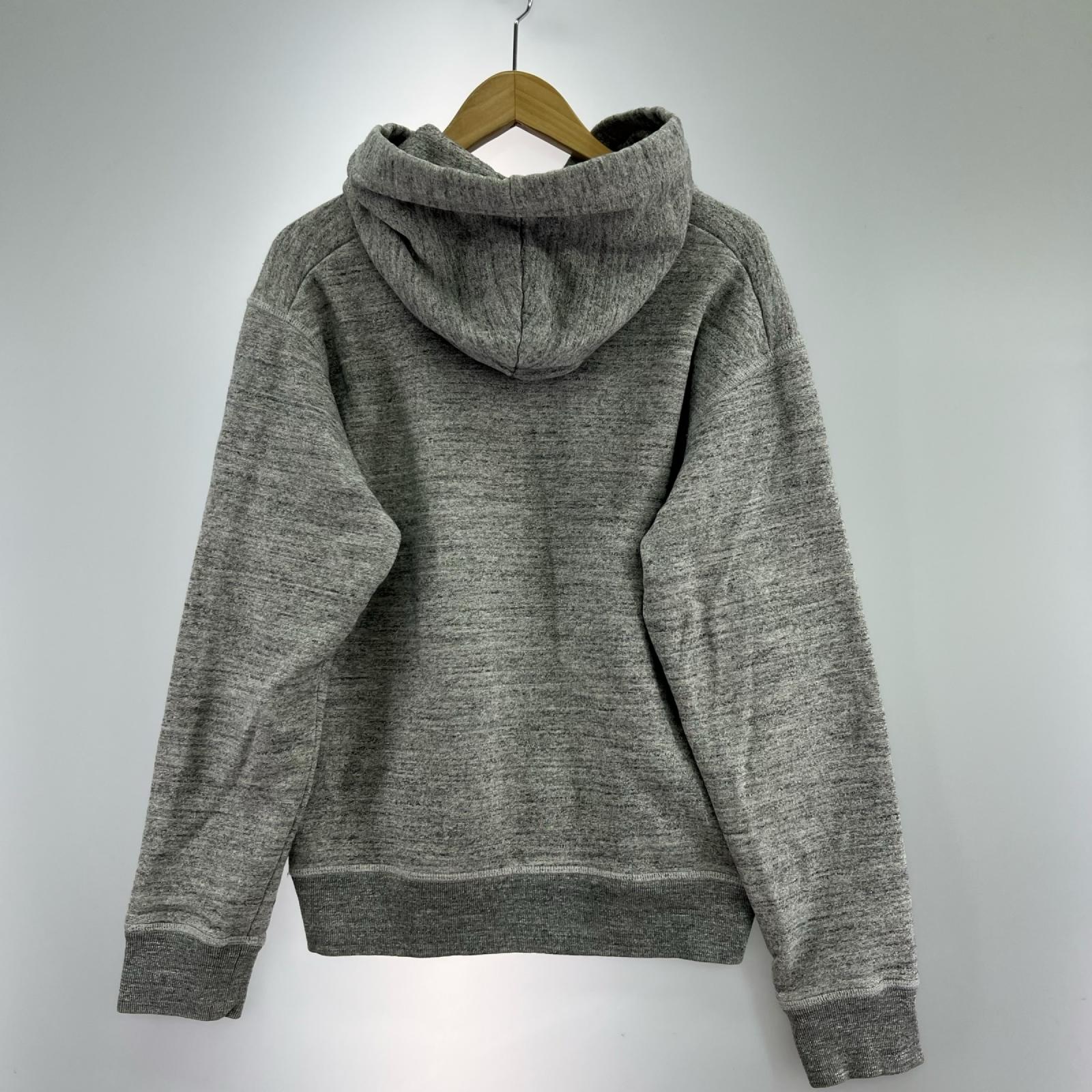 パーカー DSQUARED2 ロゴプリント 前Vパーカー S グレー S グレー