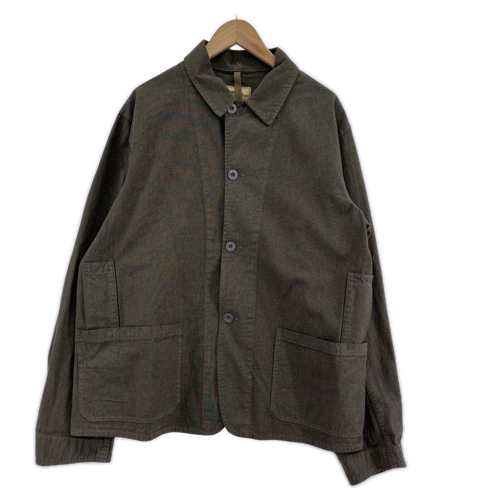 ジャケット Nigel Cabourn コットンキャンバス カバーオール 50 オリーブ 50