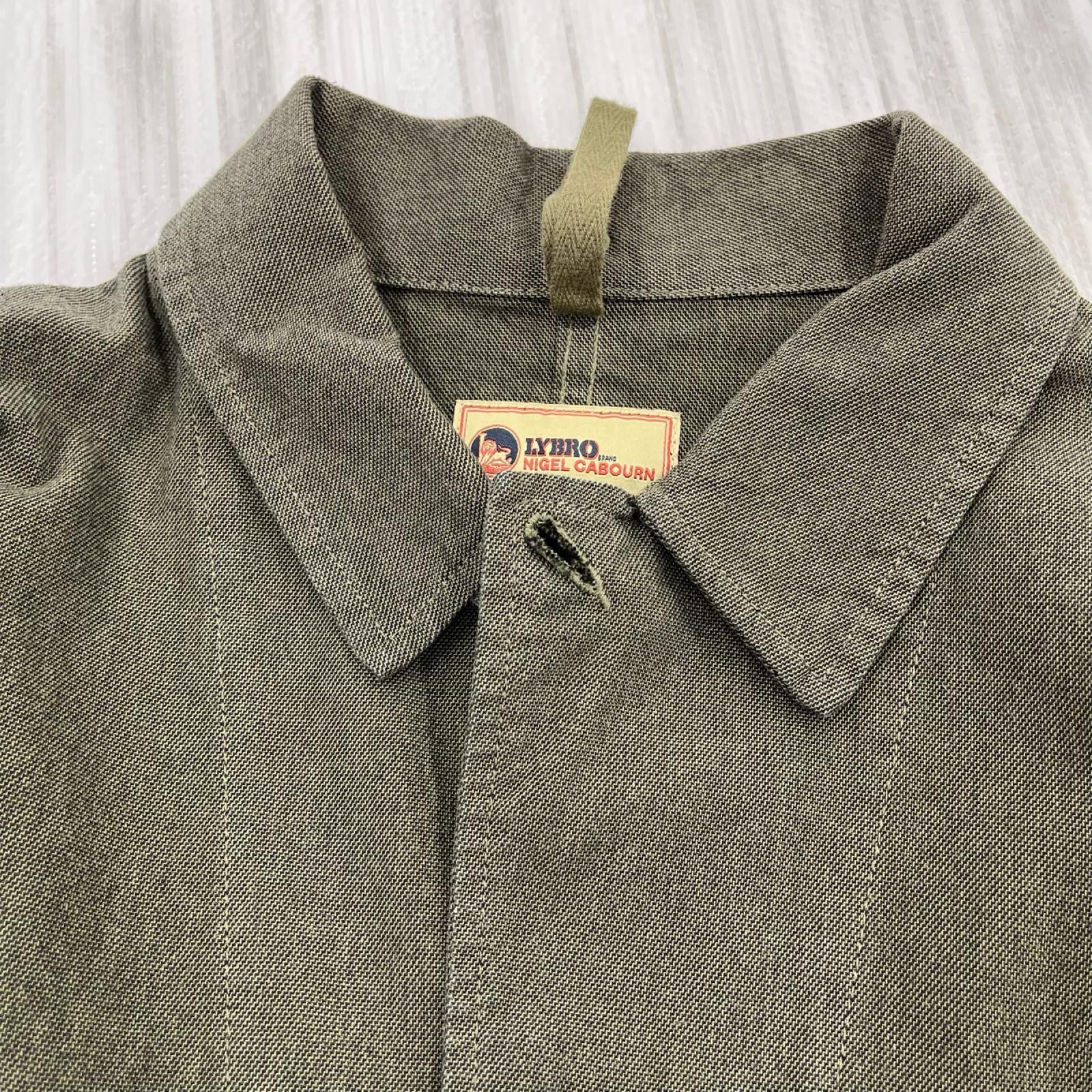 ジャケット Nigel Cabourn コットンキャンバス カバーオール 50 オリーブ 50