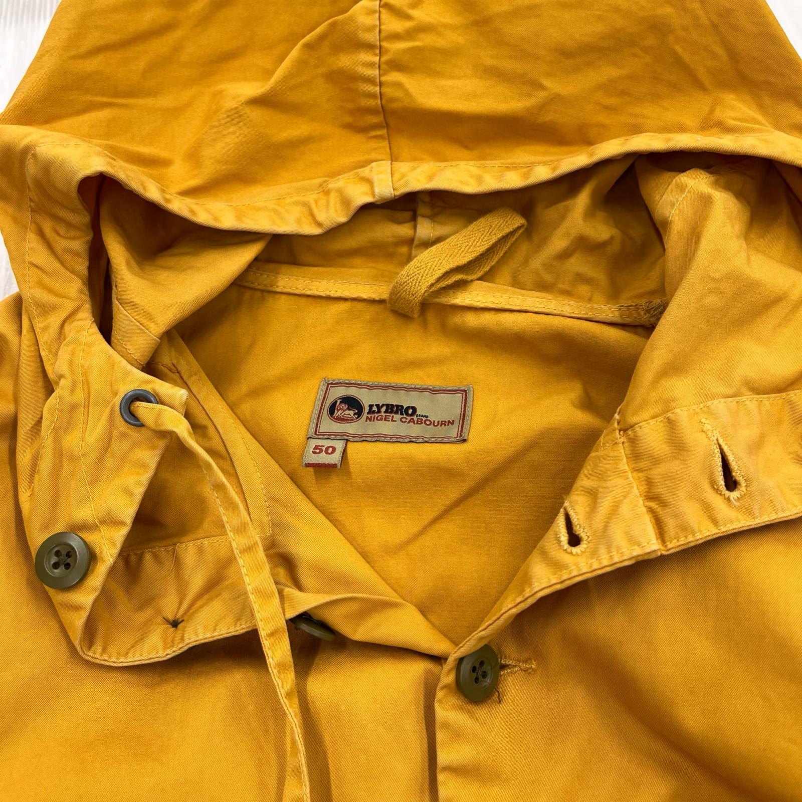 ジャケット Nigel Cabourn TRACK SMOCK POPLIN 50 マスタード 50