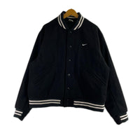 ブルゾン AU VARSITY JACKET ブラック