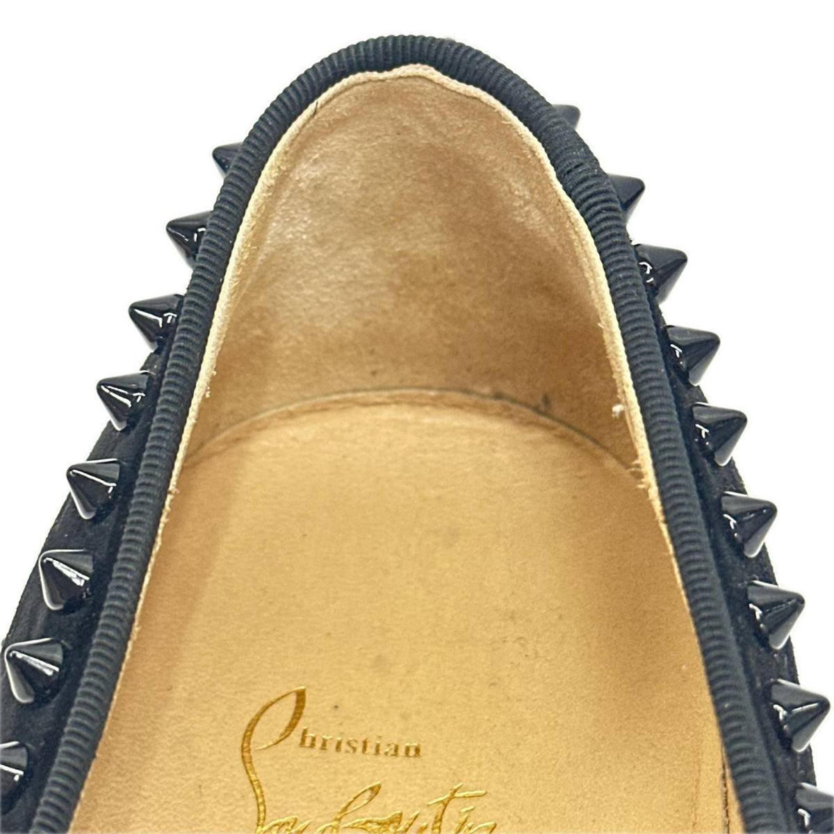 C.Louboutin スタッズ ローラーボート スリッポン 黒 42