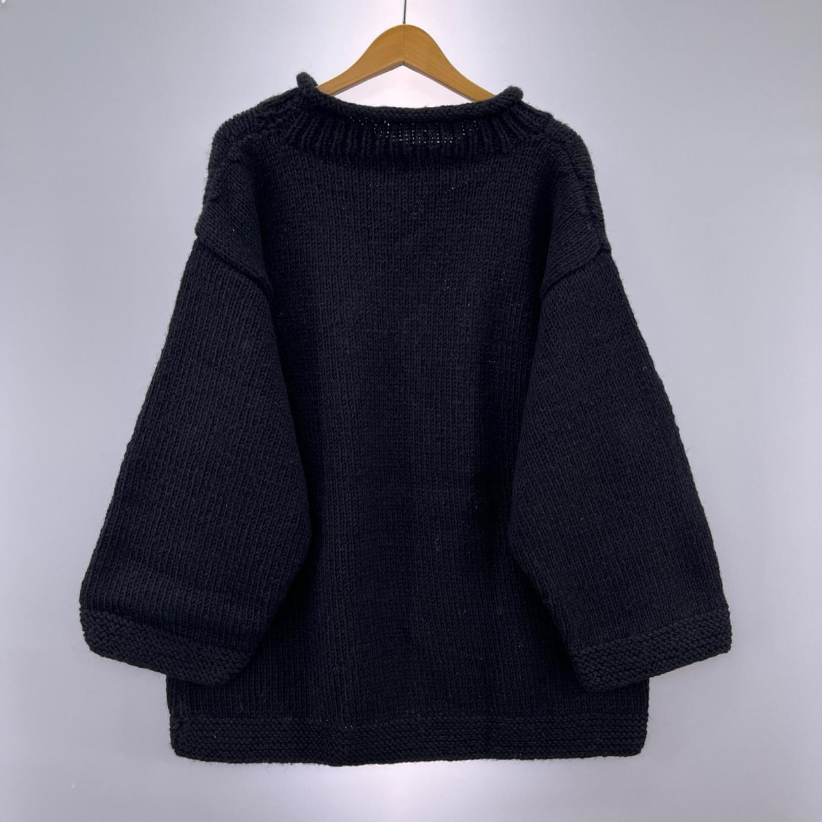 ニット MCMACHAN WOOLEN ウールニット ブラック