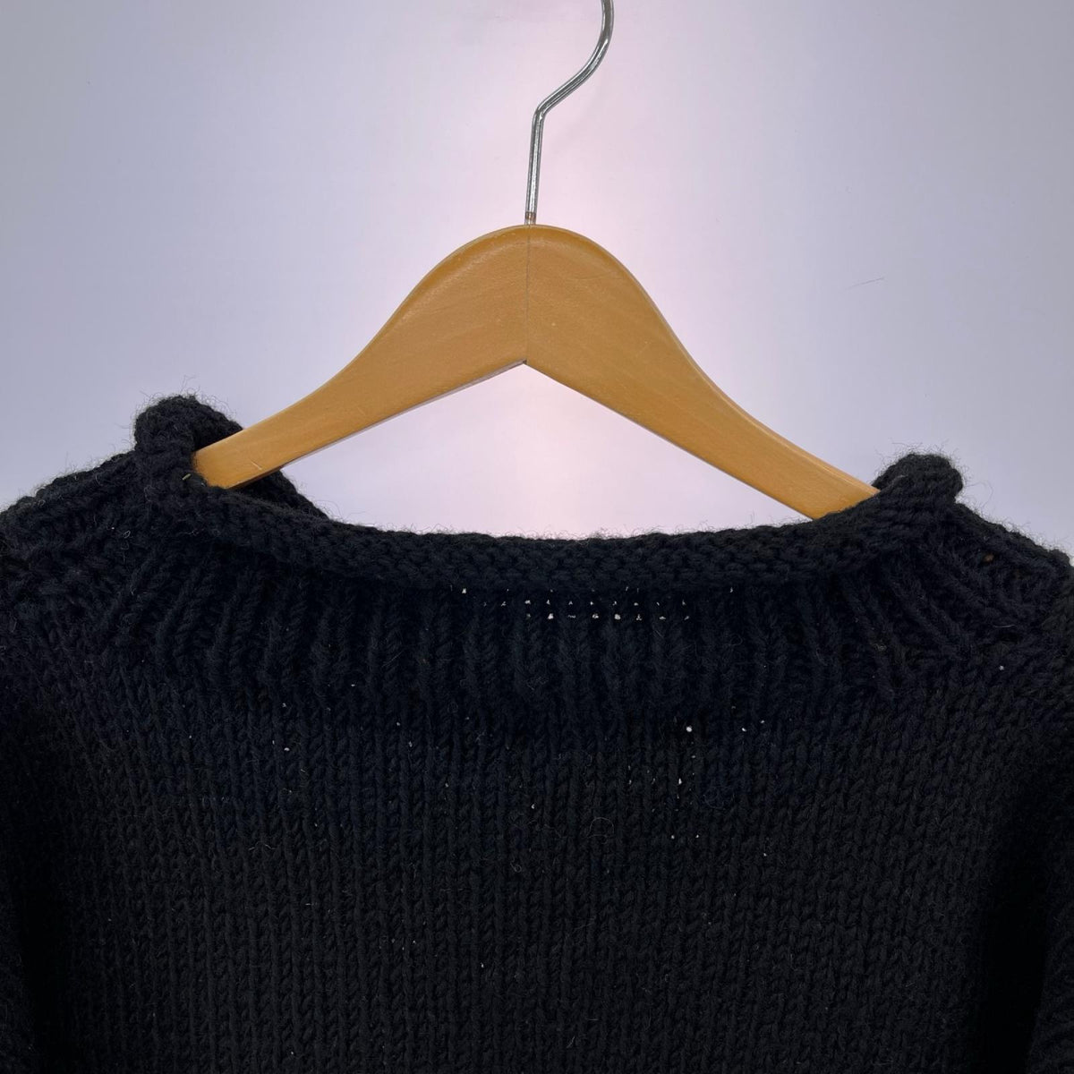 ニット MCMACHAN WOOLEN ウールニット ブラック