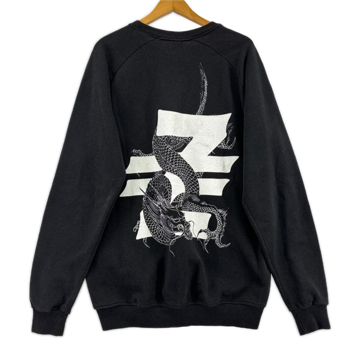 スウェット ZEN プリント (XL) ブラック