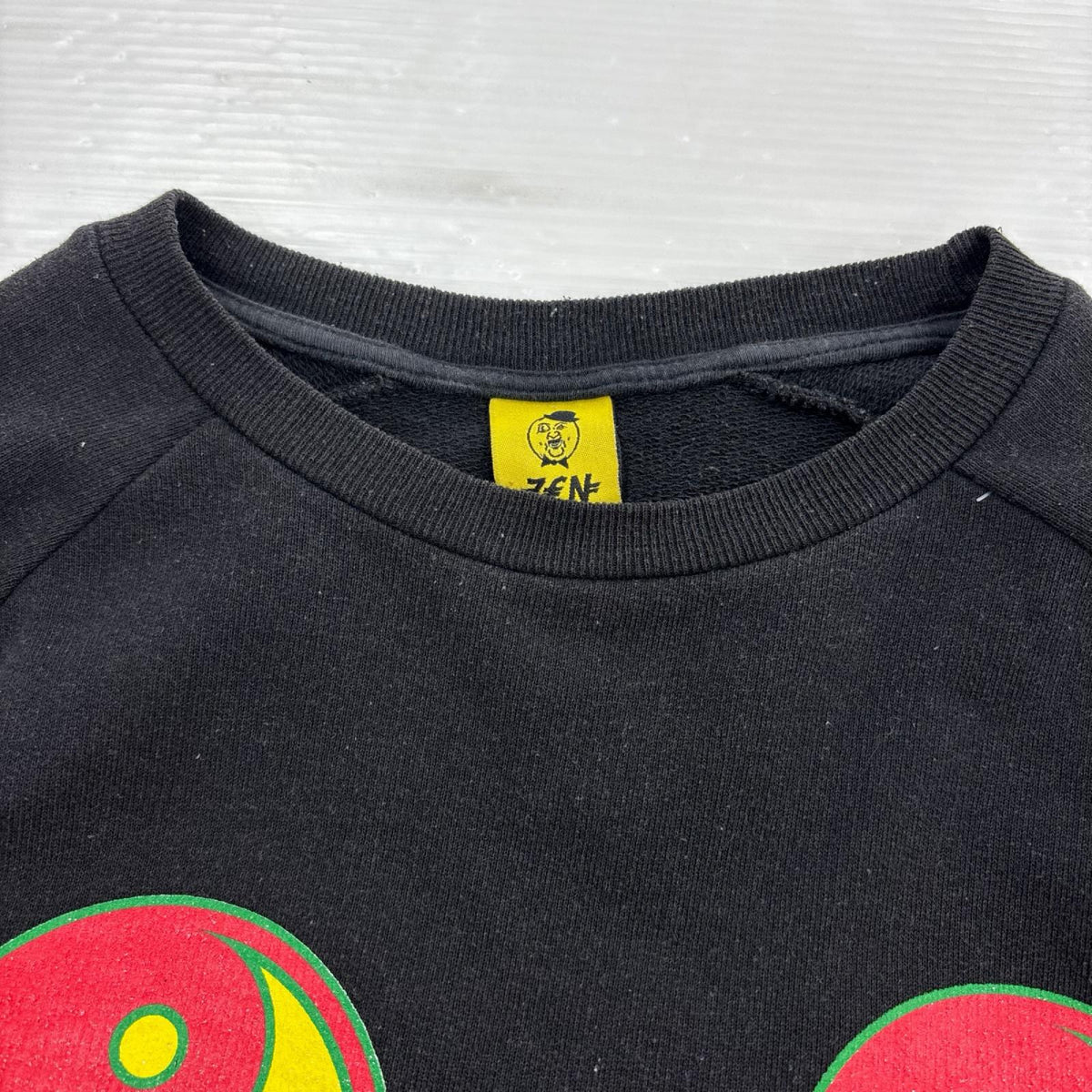 スウェット ZEN プリント (XL) ブラック
