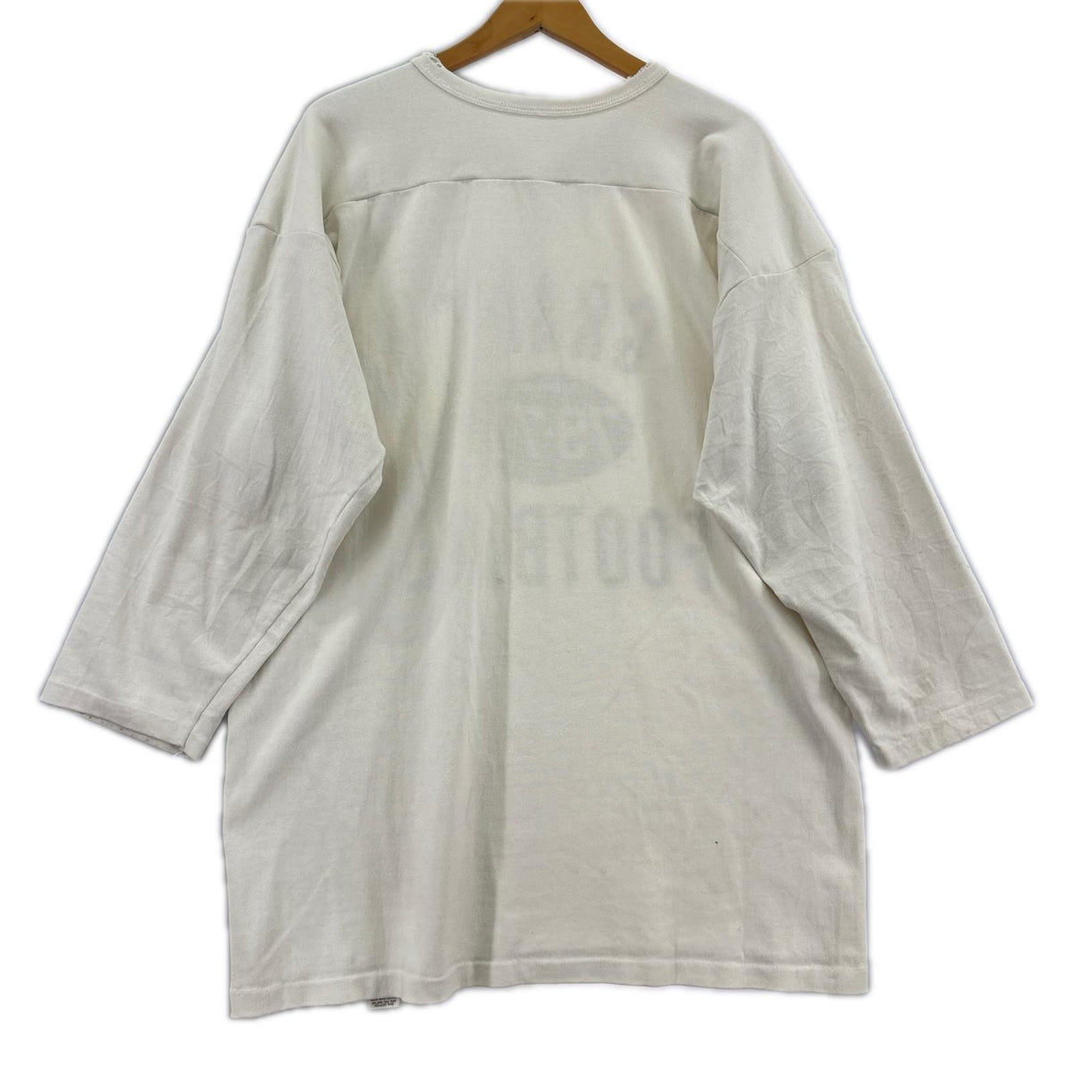 長袖Tシャツ 70s Russell Athletic FOOTBALL (XL) ホワイト