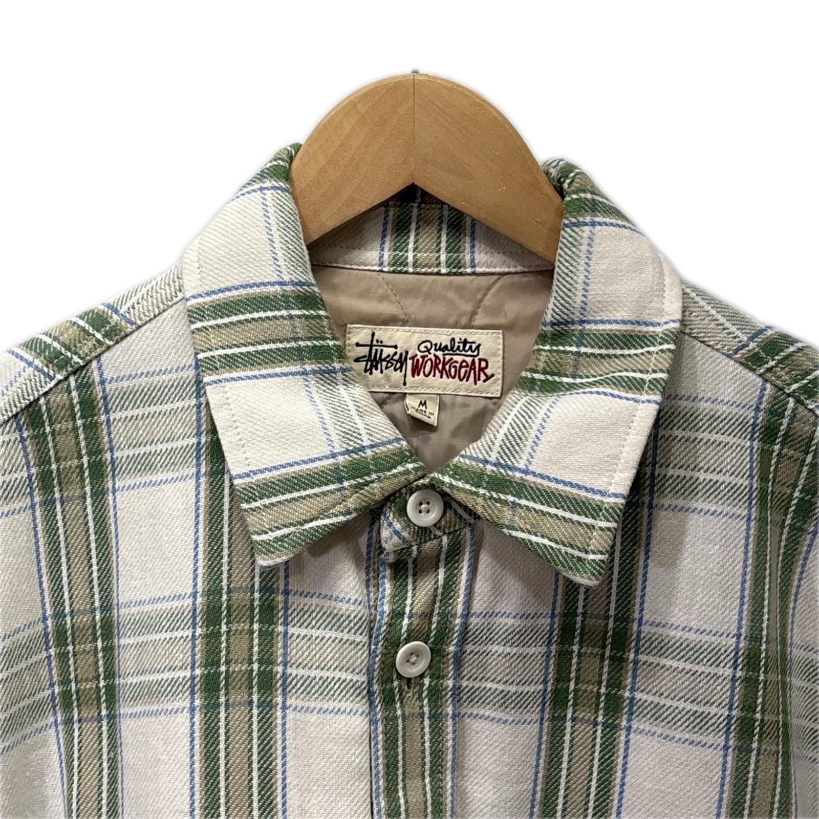 長袖シャツ 26SS Lau Plaid Shirt Jacket M グリーン