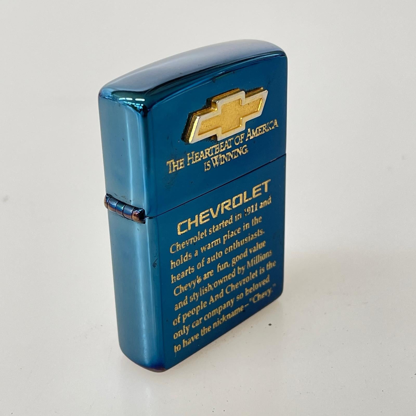 ライター CHEVROLET 1000 XII ブルー