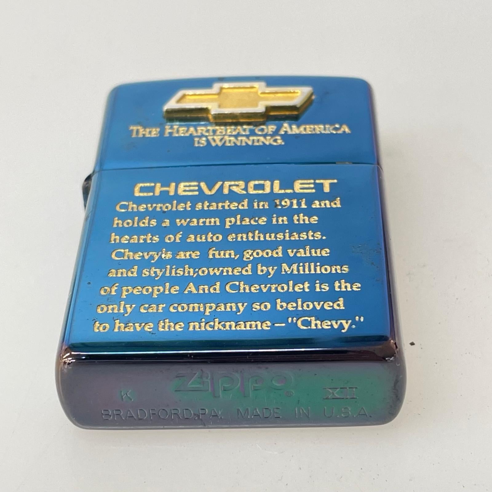 ライター CHEVROLET 1000 XII ブルー