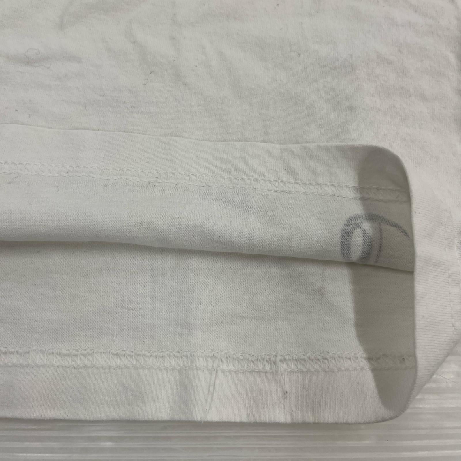 タンクトップ USA製 プリント タンクトップ 白 SIZE L L ホワイト