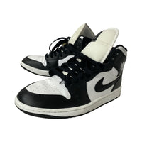 スニーカー AIR JORDAN 1 MID BLACK US10 27.0cm 27cm (US9 UK8 1/2 EU44)