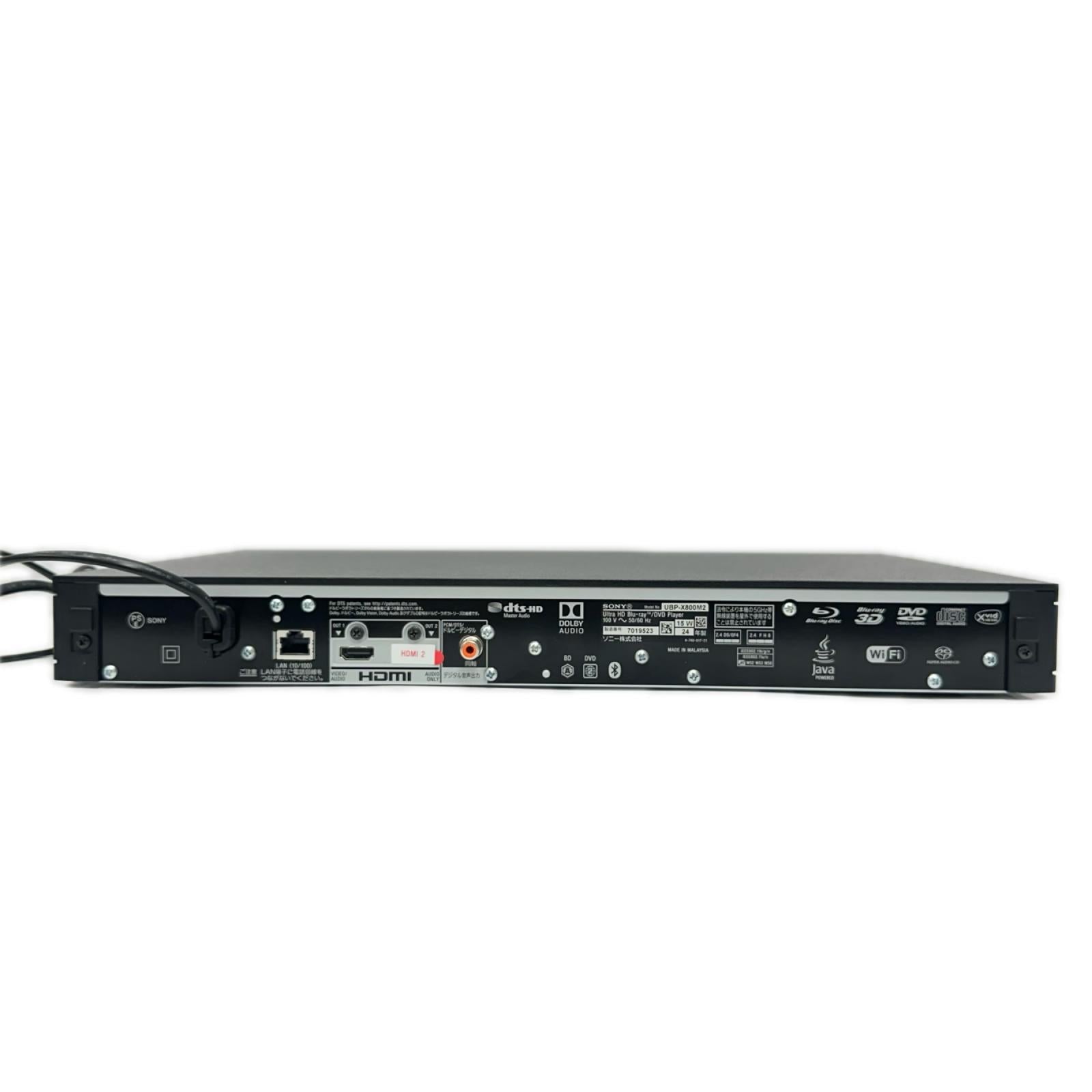 ソニー UBP-X800M2 4K UHDプレーヤー 0000 SONY レコーダー