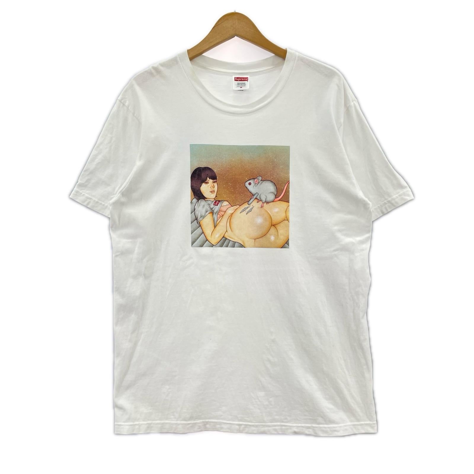 半袖Tシャツ 25ss Mouse Tee 白 (M) M ホワイト