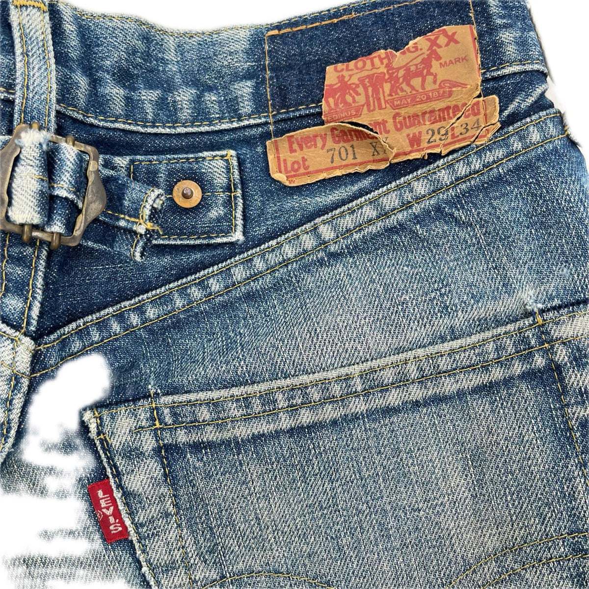 デニムパンツ 702XX/90s/日本製/W29 29 ブルー