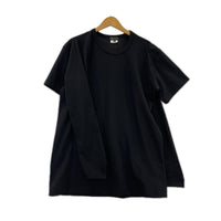 半袖Tシャツ HOMME PLUS PP-T033 ポリ 黒 M M ブラック