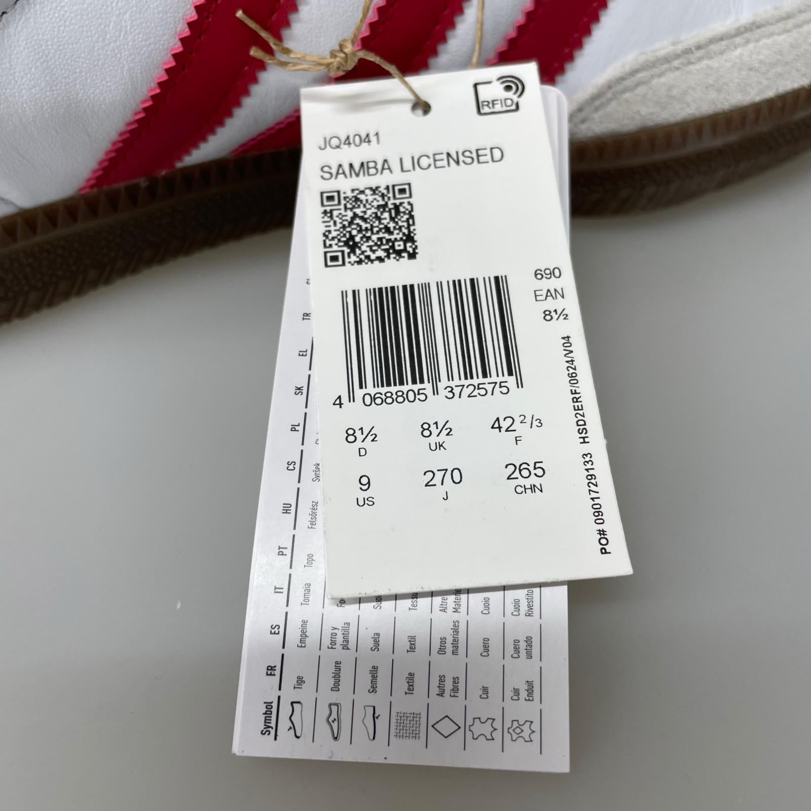 スニーカー Liverpool FC Samba -US9/27.0 27cm (US9 UK8 1/2 EU44) ホワイト