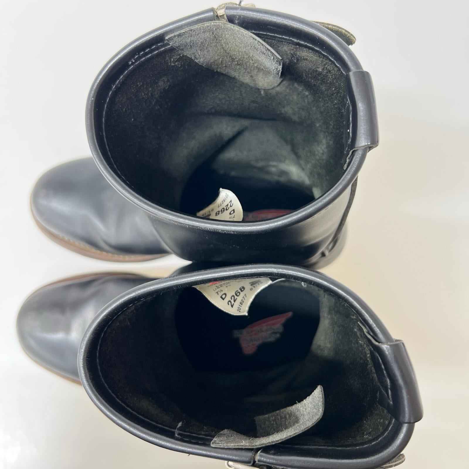 ブーツ 2268 ENGINEER BOOTS-7.5 25.5cm (US7 1/2 UK7 EU41) ブラック