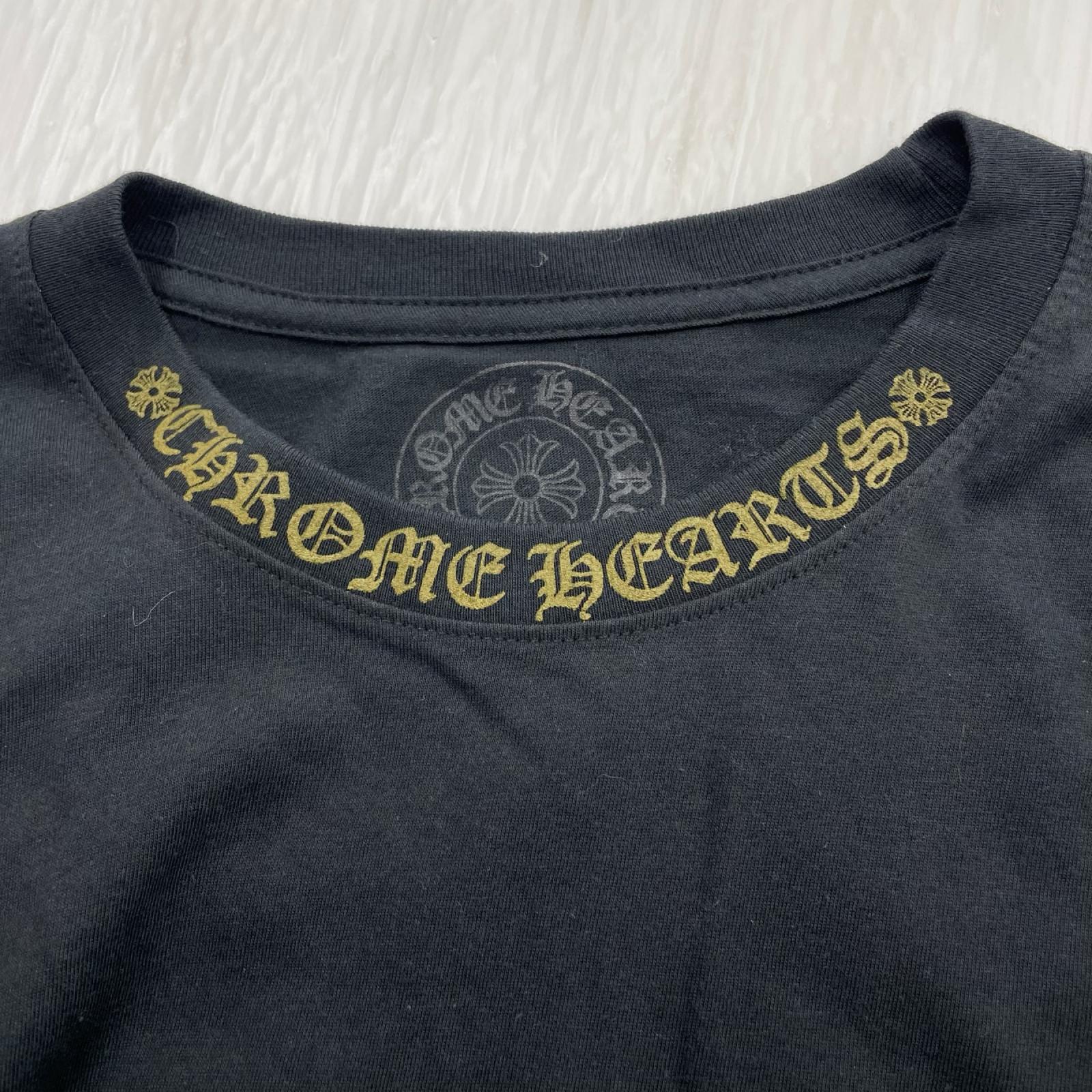 長袖Tシャツ CHROME HEARTS 長袖Tシャツ・カットソー L ブラック