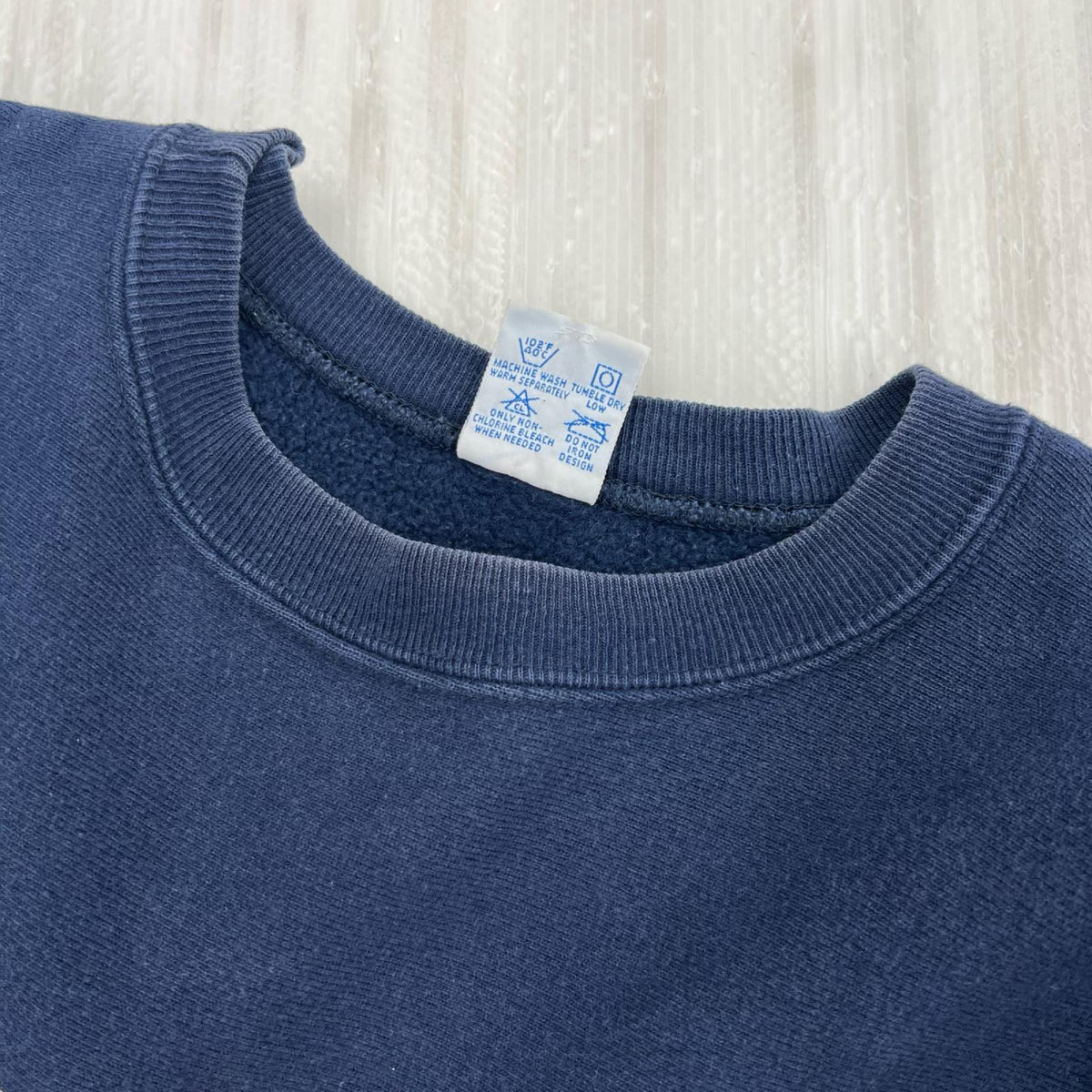スウェット 90s USA製 REVERSE WEAVE DELAWARE L NAVY L ネイビー