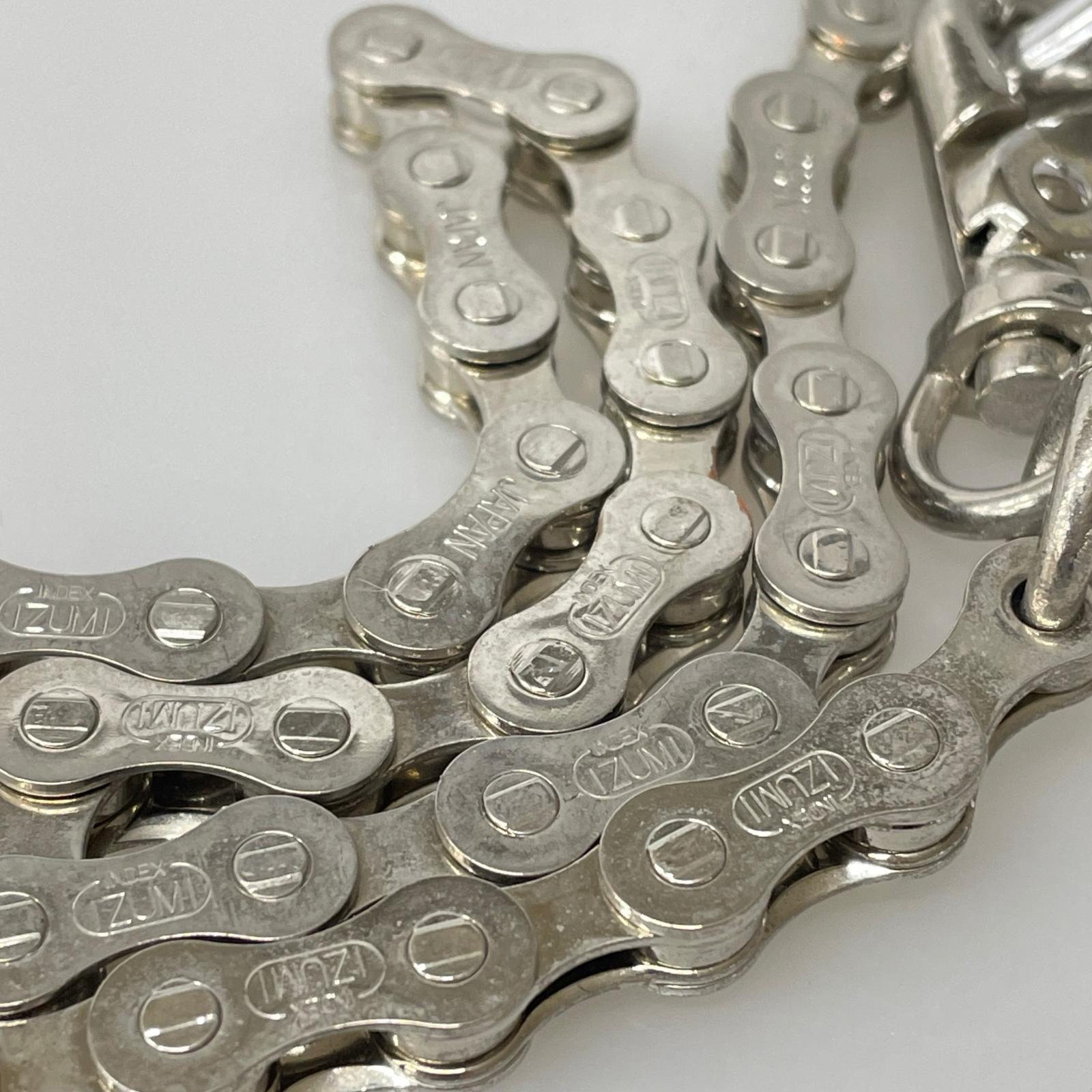 ウォレットチェーン BICYCLE CHAIN LONG シルバー