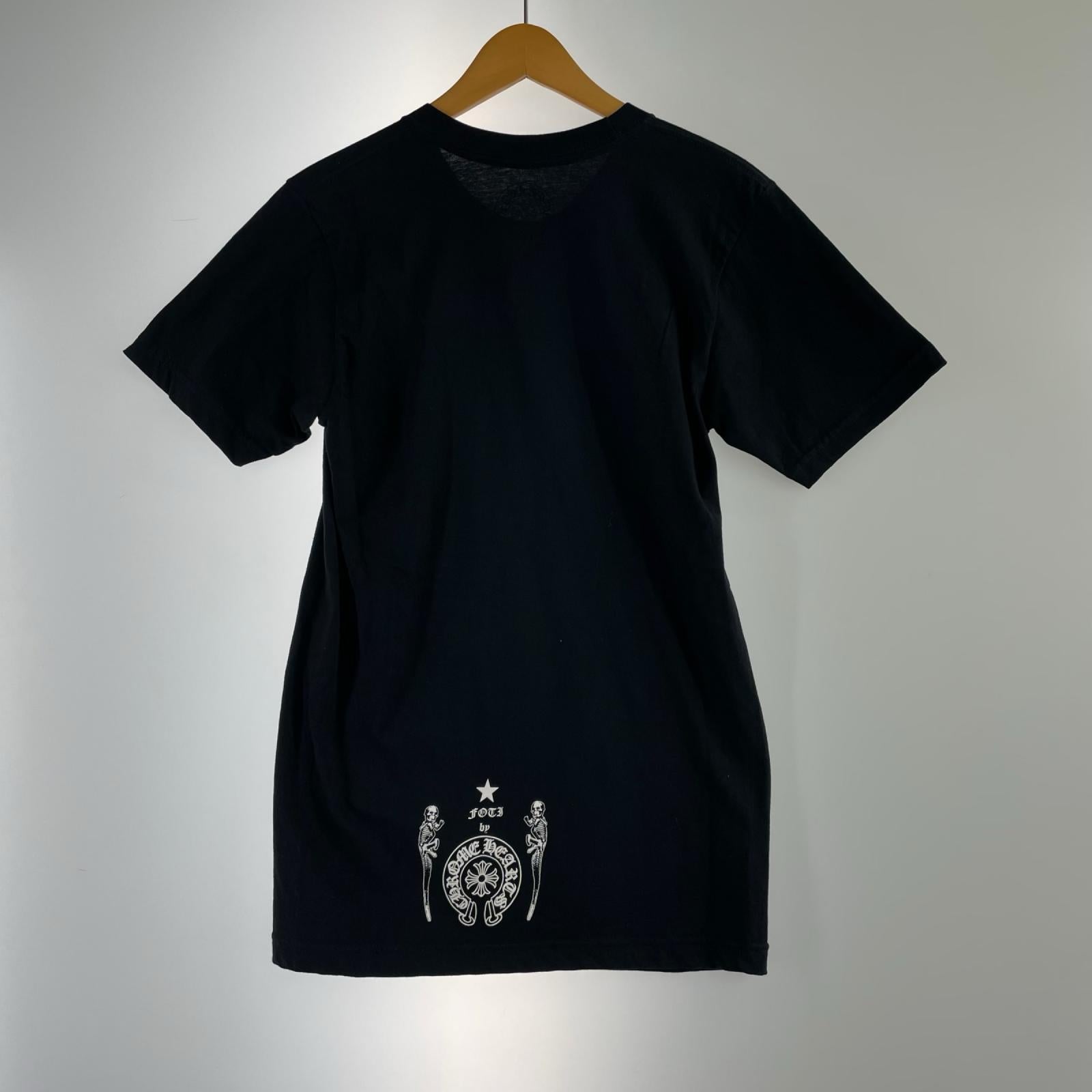 半袖Tシャツ FOTI スカルプリンント s S ブラック