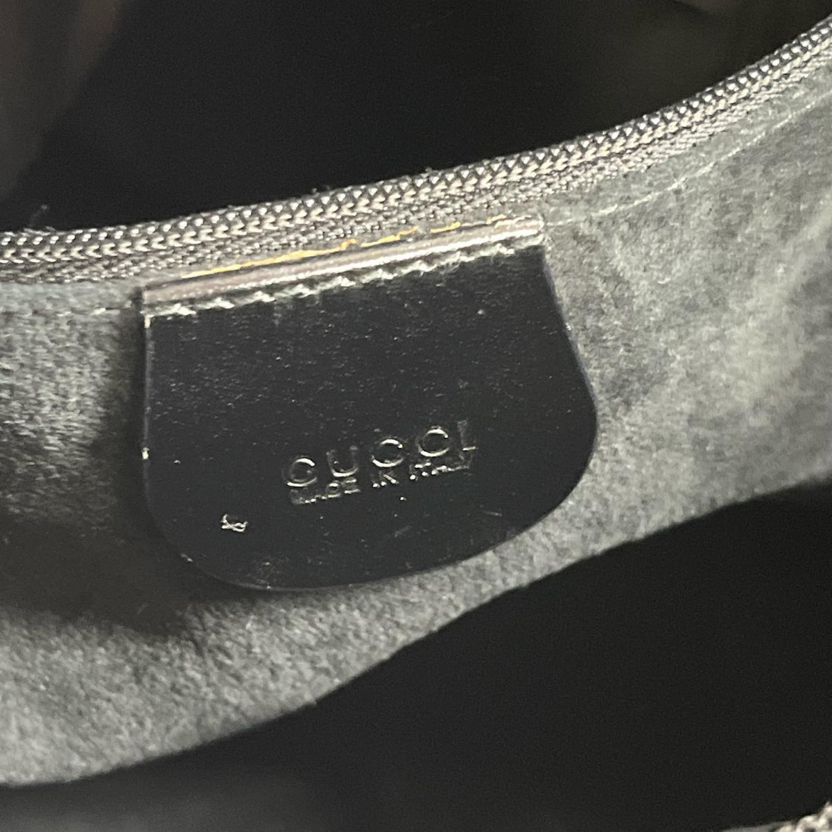 GUCCI スエードトート 黒