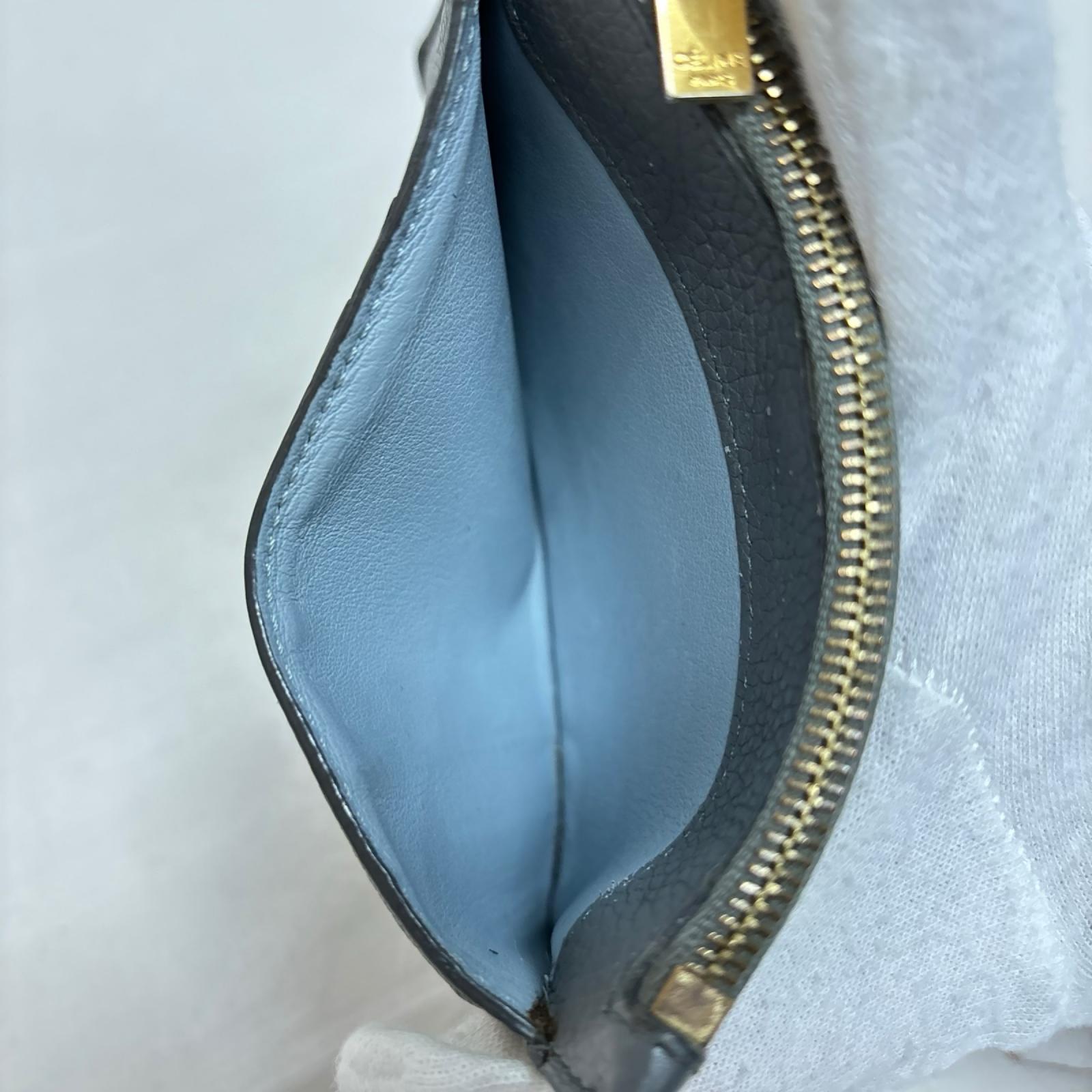 ジップカードホルダー グレー