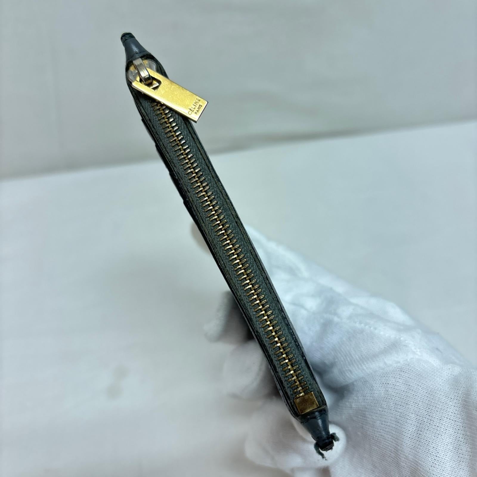 ジップカードホルダー グレー