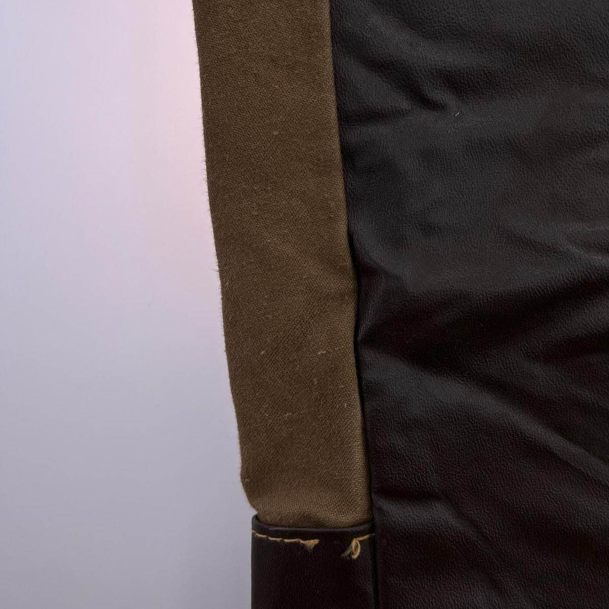 パンツ American Field レザー切替 ブラウン
