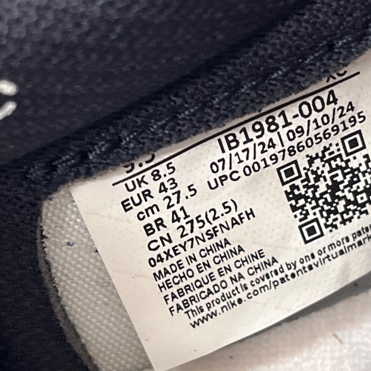 スニーカー Air Jordan 1 Low 85 ROYAL IB1981-004 (27.5cm) 27.5cm (US9 1/2 UK9 EU45)