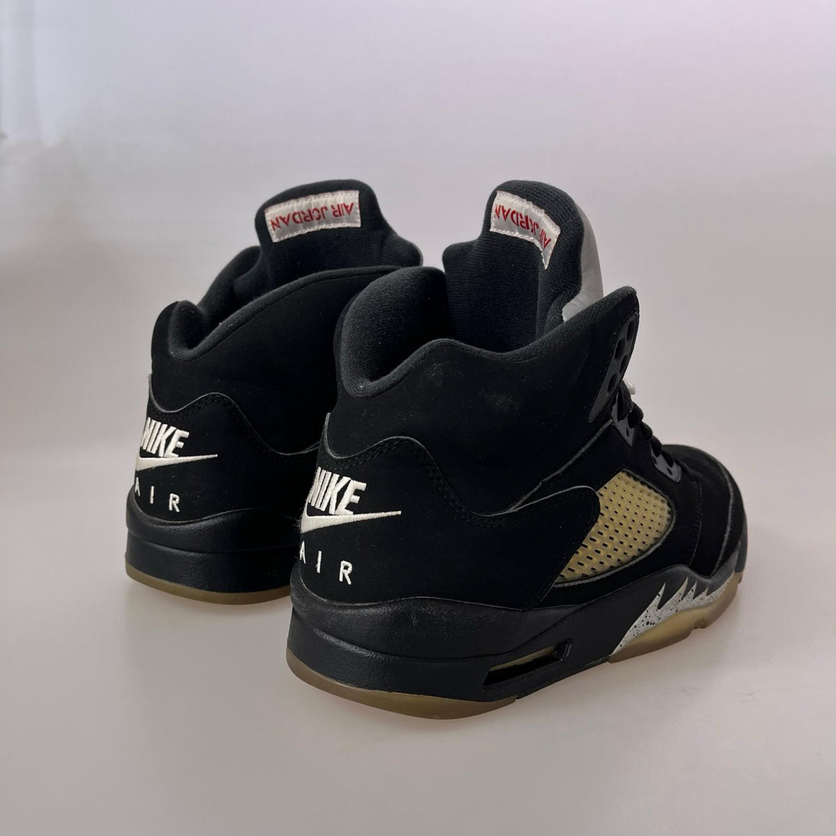 スニーカー Air Jordan 5 Retro OG Black/Fire Red 845035-003 (27cm) 27cm (US9 UK8 1/2 EU44) ブラック