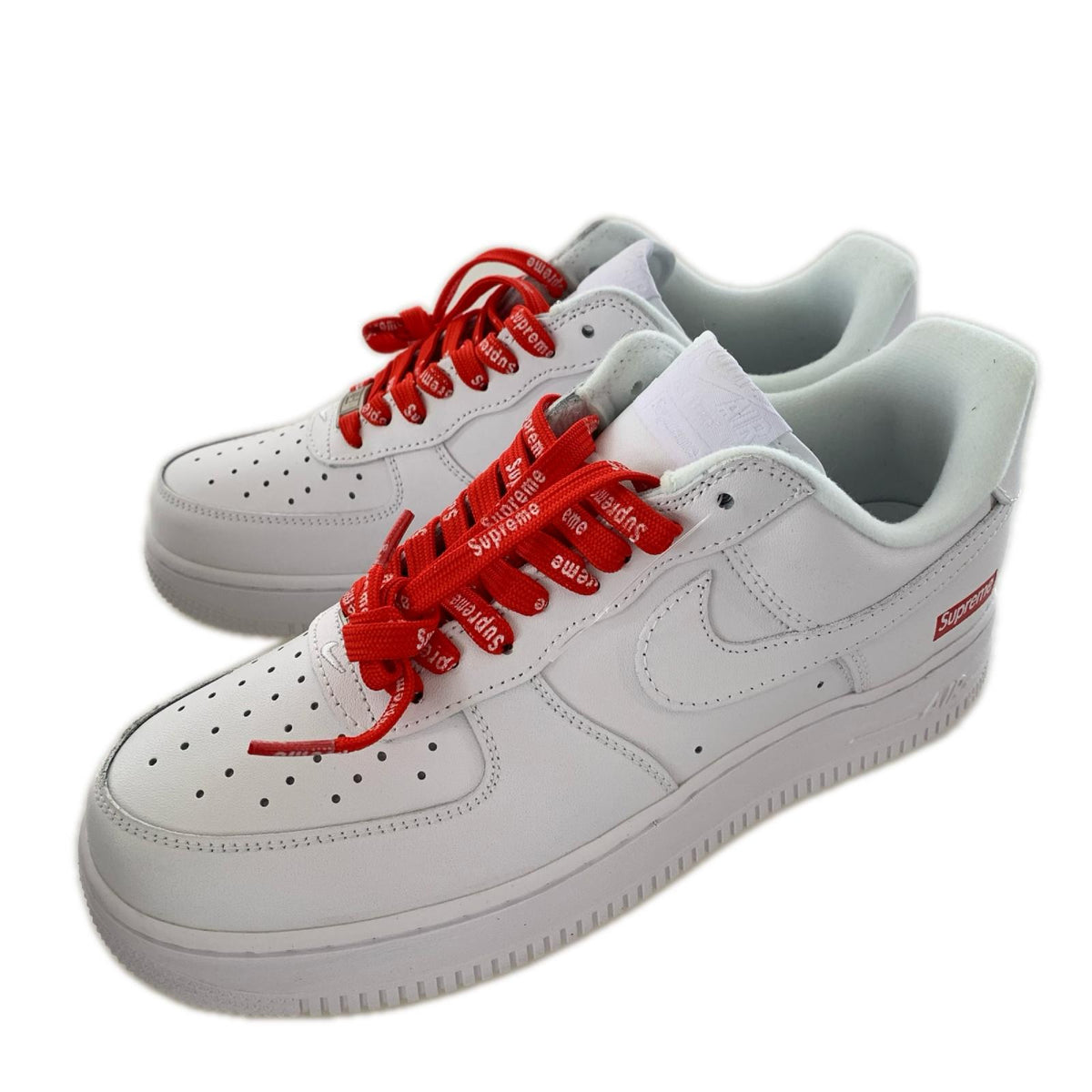 スニーカー ×SURPREME Air Force 1 Low WHITE (26.5) 26.5cm (US8 1/2 UK8 EU43) ホワイト