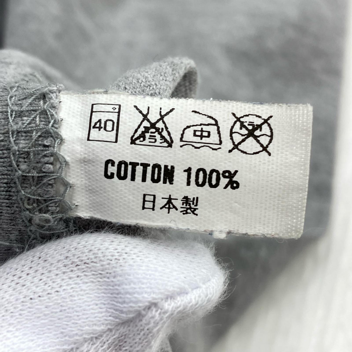 半袖Tシャツ プリント TEE S グレー