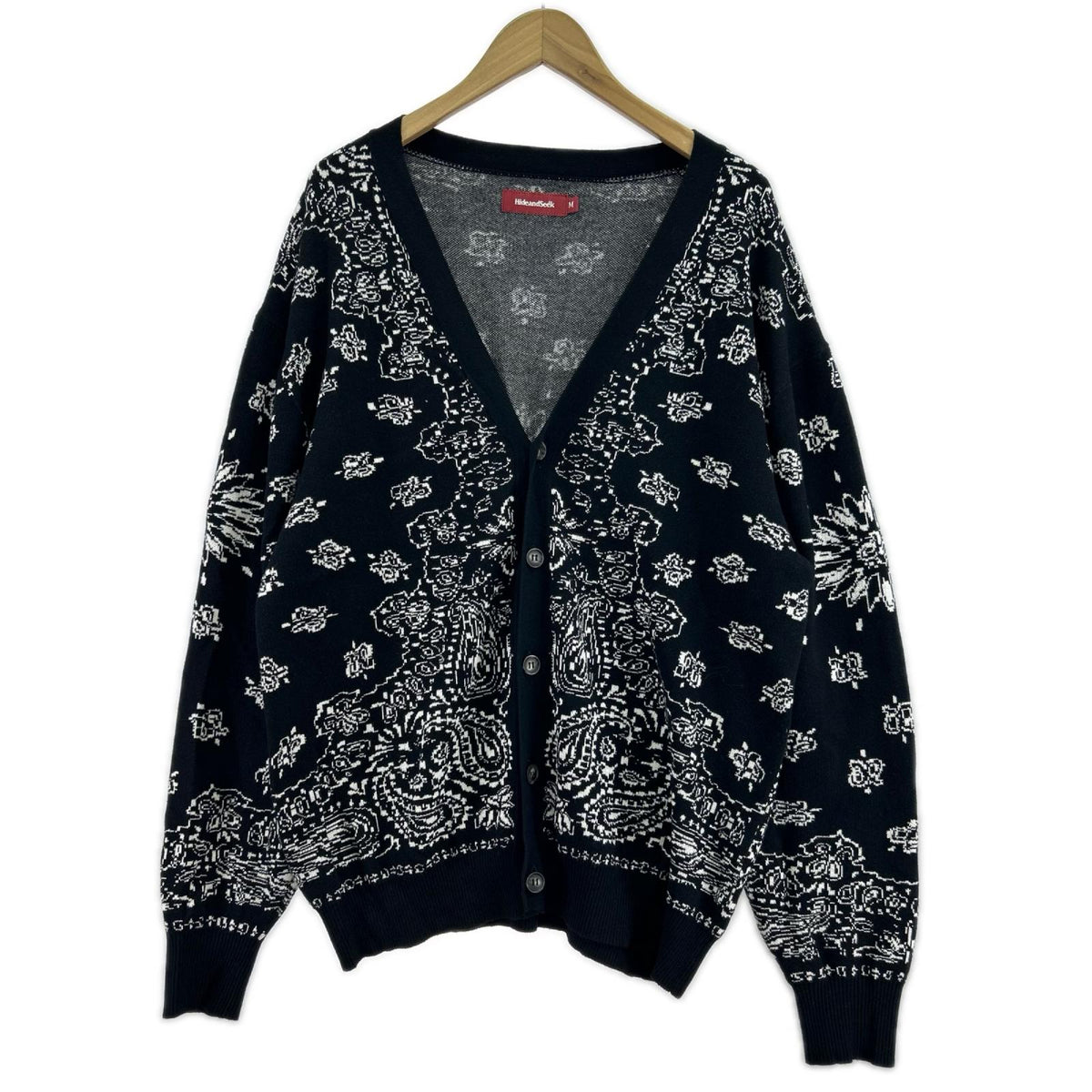 カーディガン Bandana Cardigan (M) M ブラック