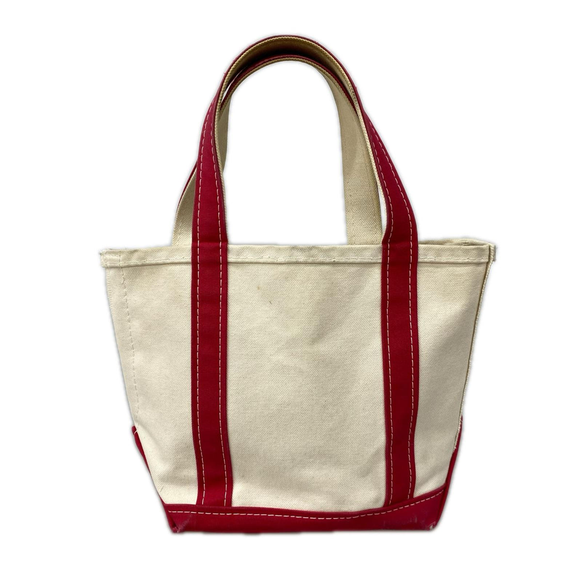 トートバッグ BOAT AND TOTE キャンバス 赤 ベージュ