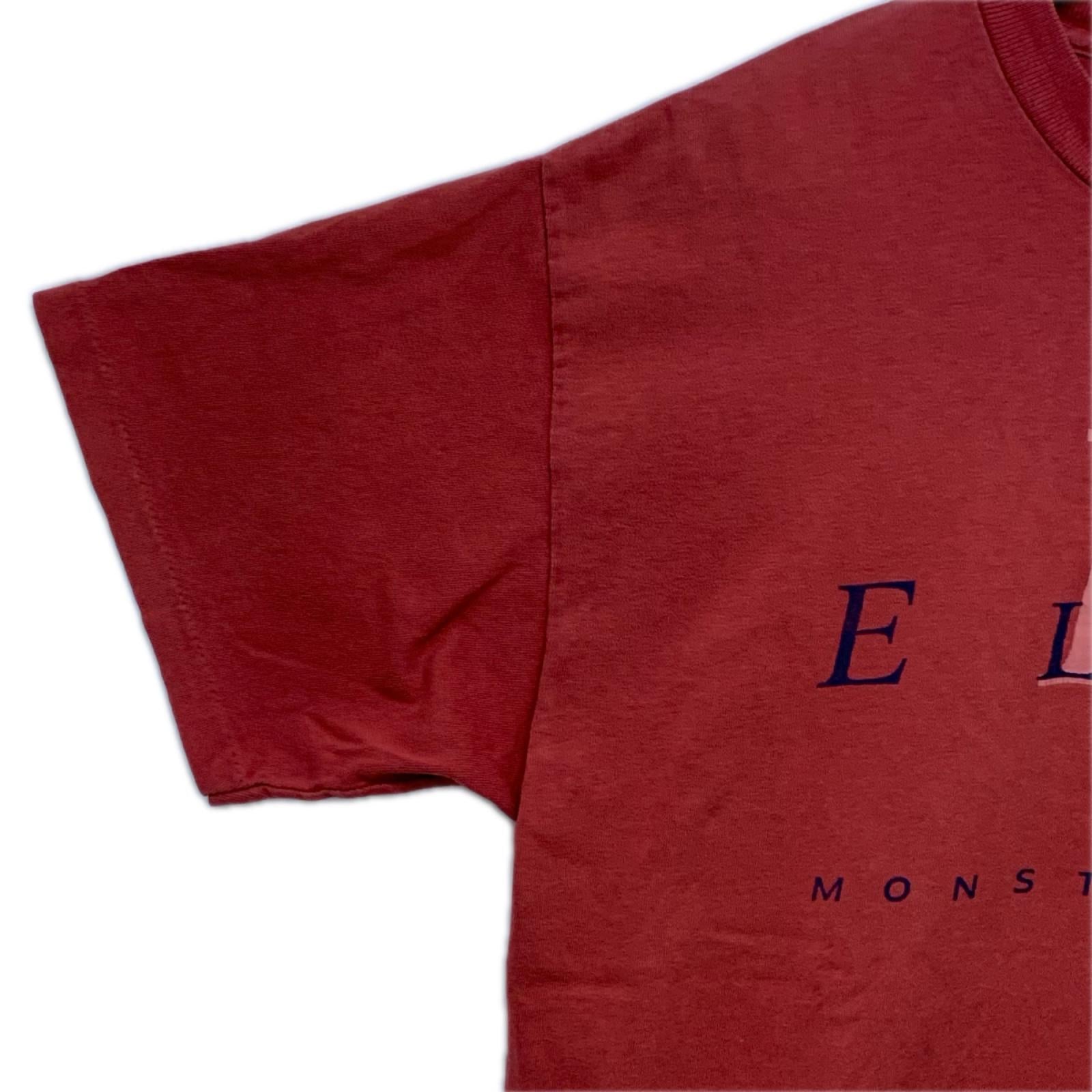 半袖Tシャツ Changesボディ/USA製/セサミストリート/エルモ L レッド
