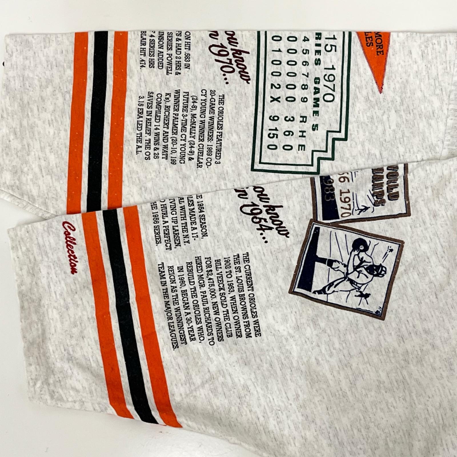 長袖Tシャツ Long Gone 90s BALTIMORE ORIOLES sizeL グレー L グレー