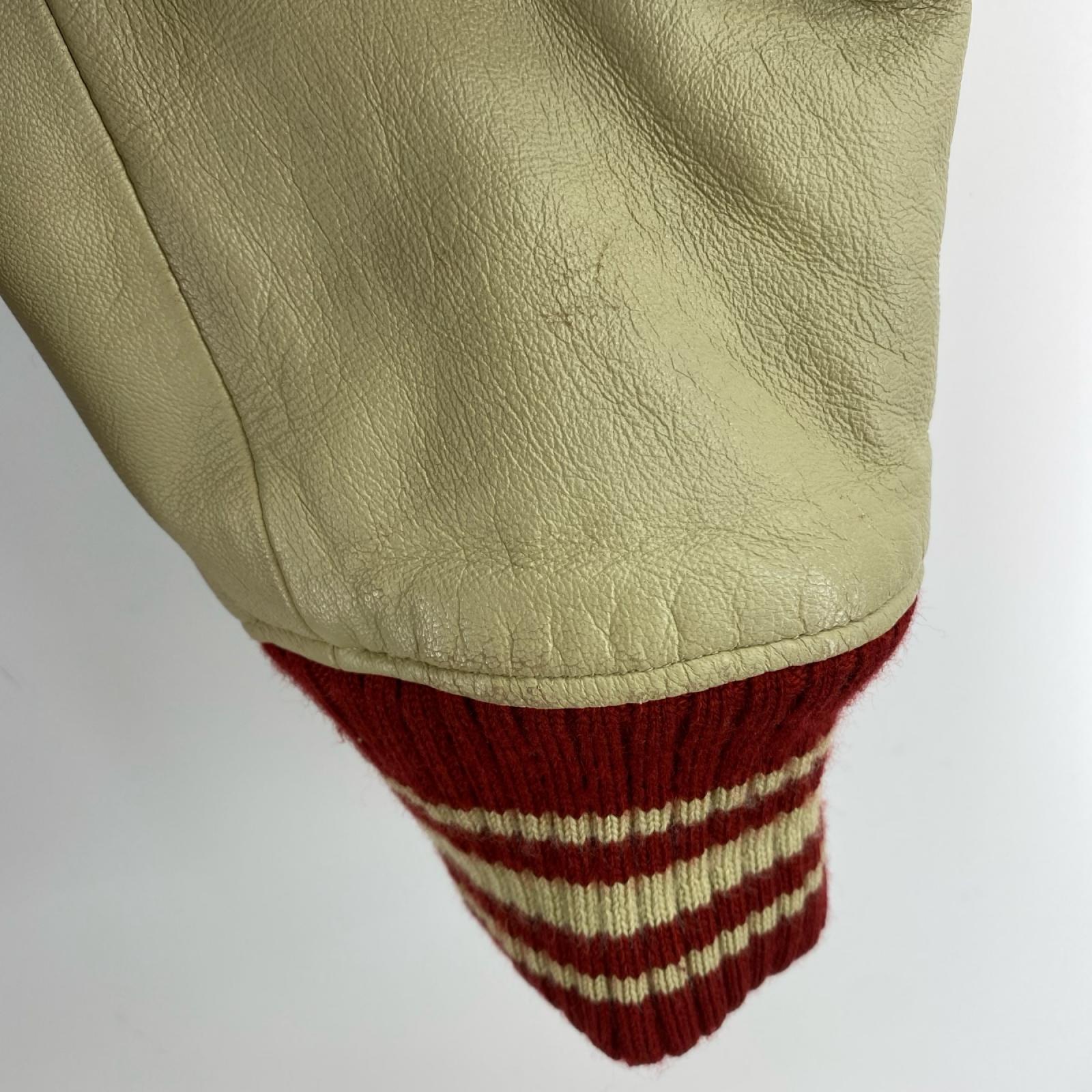 ジャケット The DUFFER of ST.GEORGE スタジャン 赤 (L) L レッド