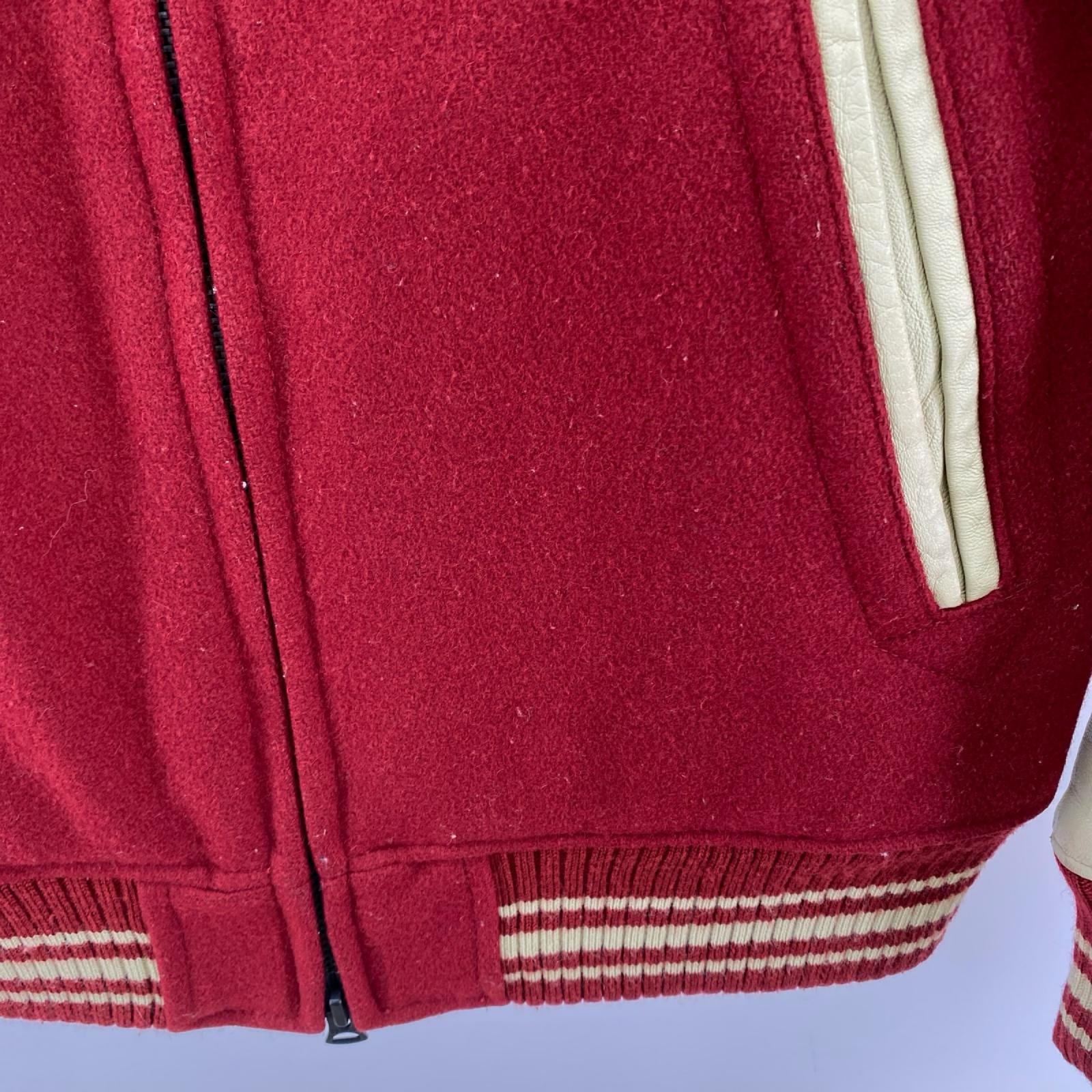 ジャケット The DUFFER of ST.GEORGE スタジャン 赤 (L) L レッド