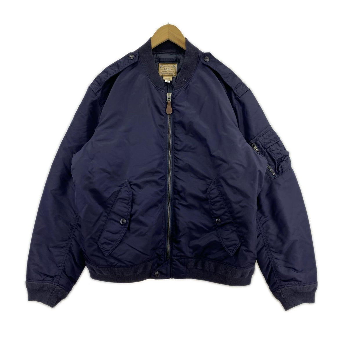 ジャケット ツイルダウン ボンバージャケット 紺 XXL ネイビー