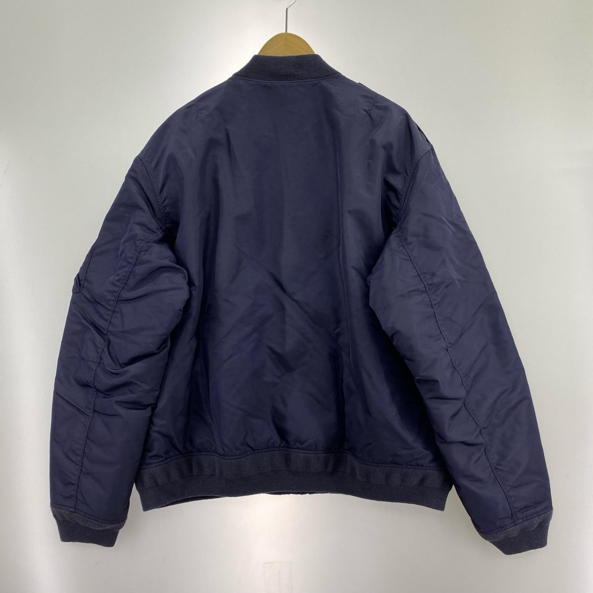 ジャケット ツイルダウン ボンバージャケット 紺 XXL ネイビー