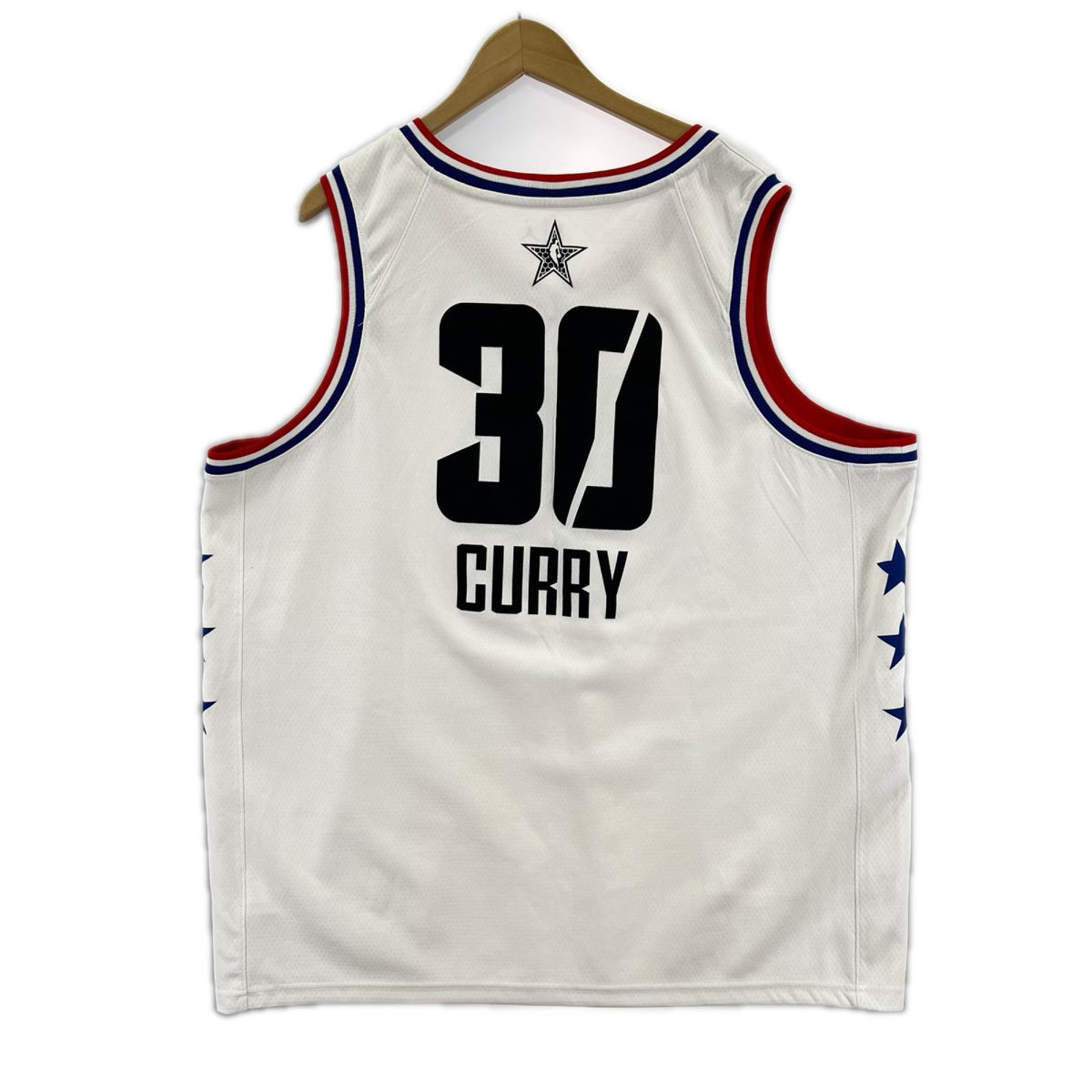 タンクトップ レプリカユニフォーム #30 CURRY 白 XXL ホワイト