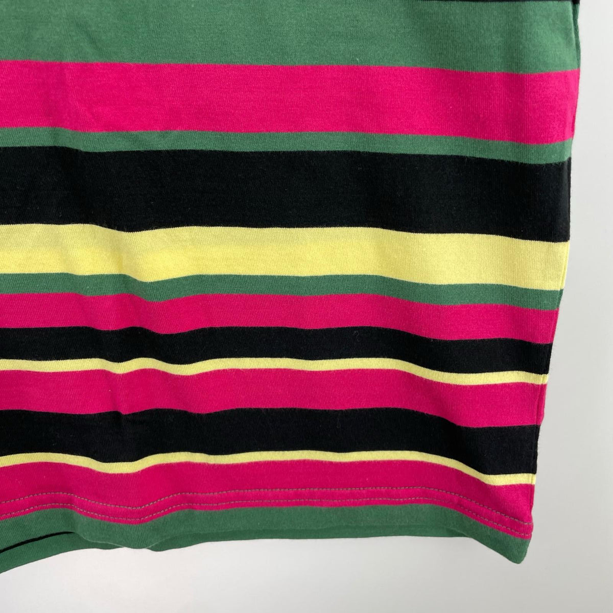 半袖Tシャツ intarsia S/S top Stripe マルチカラー