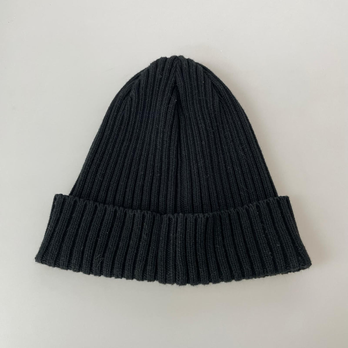 ニットキャップ Overdyed Beanie 黒 ブラック