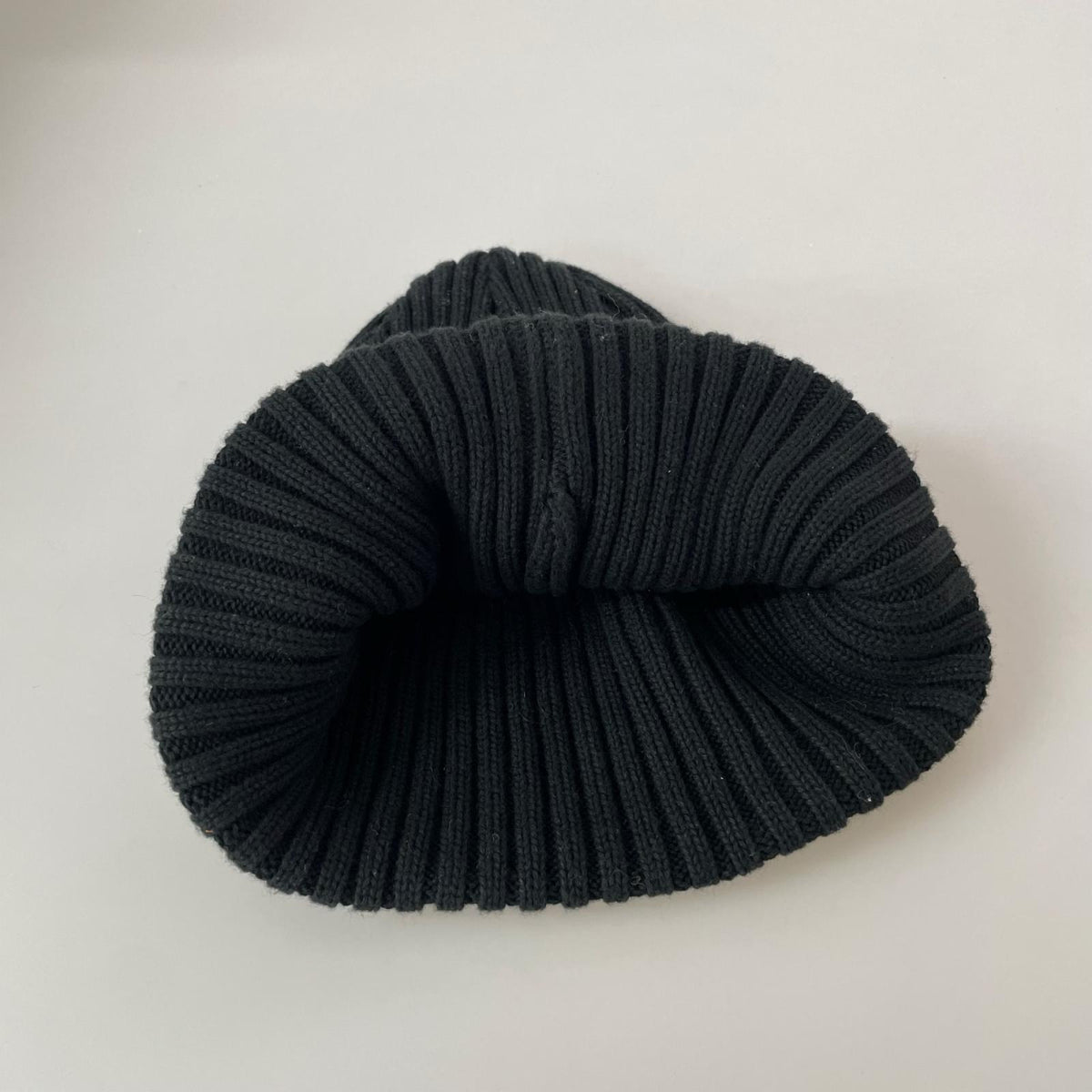 ニットキャップ Overdyed Beanie 黒 ブラック